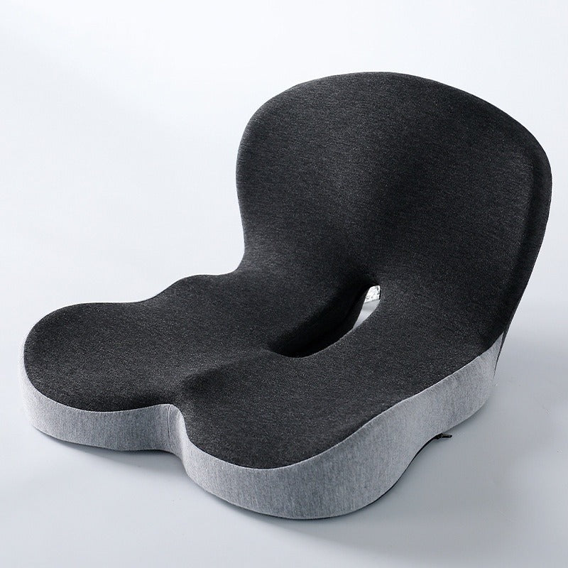 Memory Foam Backrest Cushion – Lumbar Support for Office Chair & Car Seat