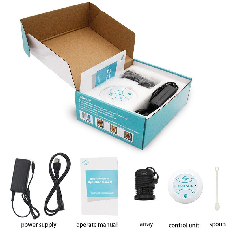 Portable Ion Foot Bath Massager – Relaxing Bubble Foot Soak for Home & Travel