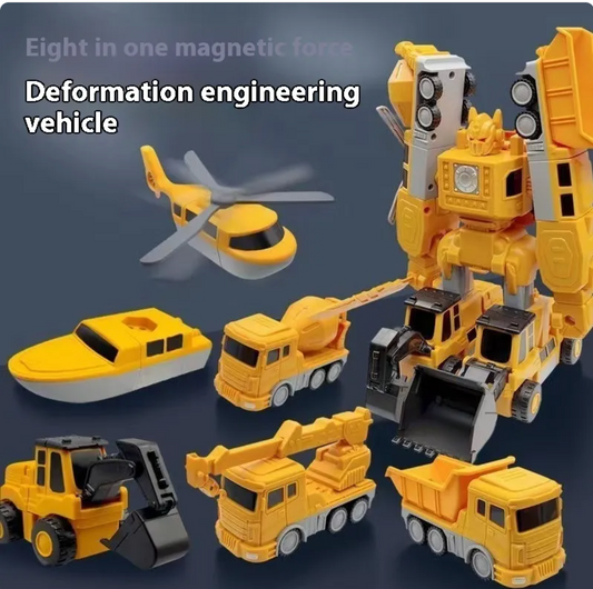 Magnetic Engineering Car Building Blocks Set – 35-Piece STEM Toy for Kids Ages 4-6