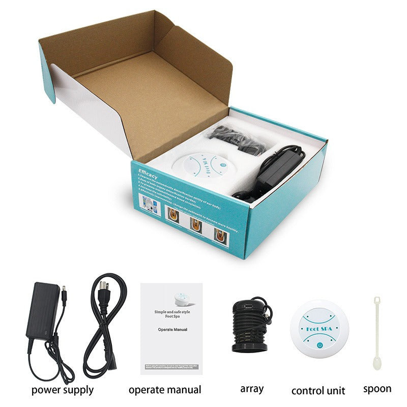Portable Ion Foot Bath Massager – Relaxing Bubble Foot Soak for Home & Travel