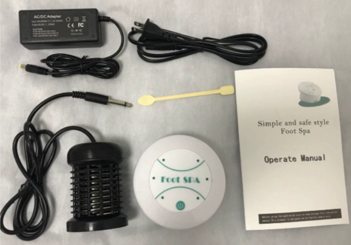 Portable Ion Foot Bath Massager – Relaxing Bubble Foot Soak for Home & Travel