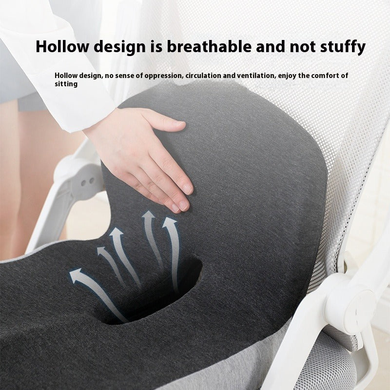 Memory Foam Backrest Cushion – Lumbar Support for Office Chair & Car Seat