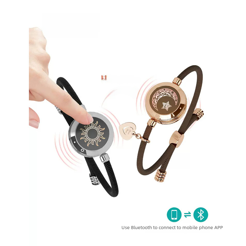 Totwoo Smart Couples Bracelet – Flash & Vibration Long Distance Relationship Gift